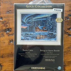 Dimensions Aurora Cabin Counted Cross-Stitch Kit